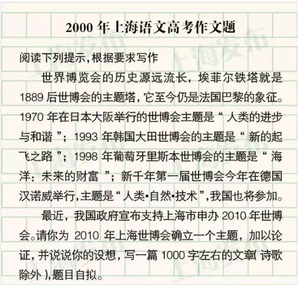 最新高中作文题目及其启示与启示力分析