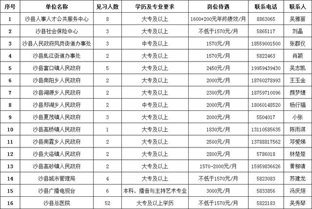 沙县招工最新招聘信息概述及深度分析